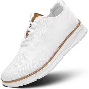 ⚡Men's X1-White Mesh Oxfords Lace-Up Lightweight Casual Walking Driving Sneakers